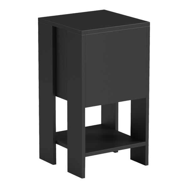 Нощно шкафче  REPPO черно 30x30x55см