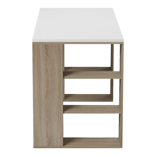Бюро с рафт COLMAR сонома-бял  140x60x75см
