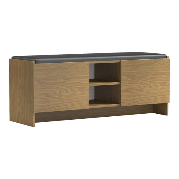 Входна мебел- табуретка ZULLA 10 чифта светъл орех 110x37x43см