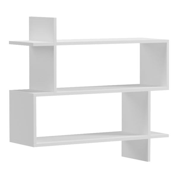 Стенен рафт цвят бял 70x22x65.5см