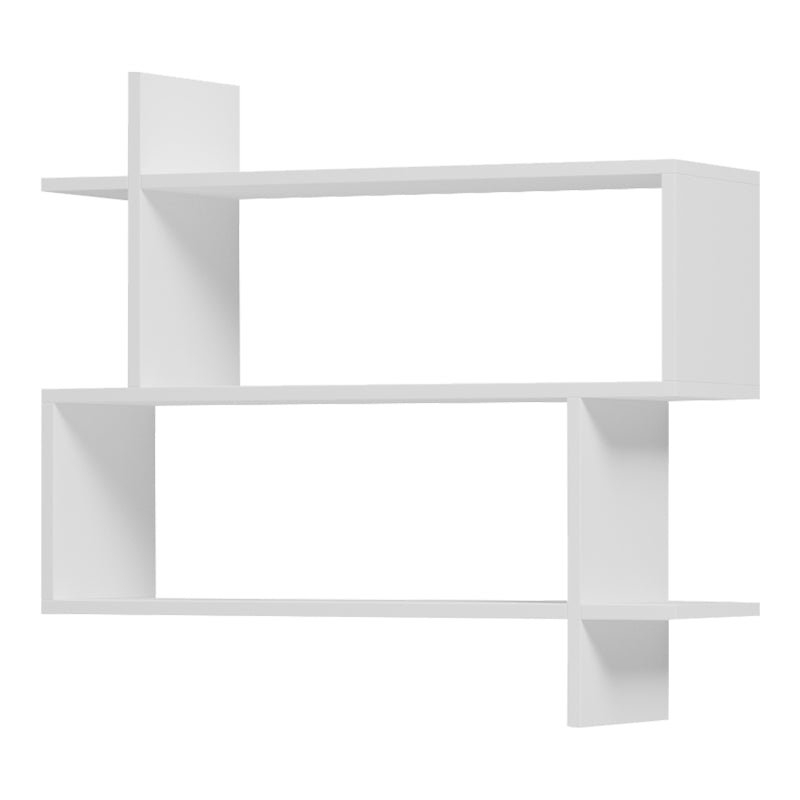 Стенен рафт цвят бял 70x22x65.5см