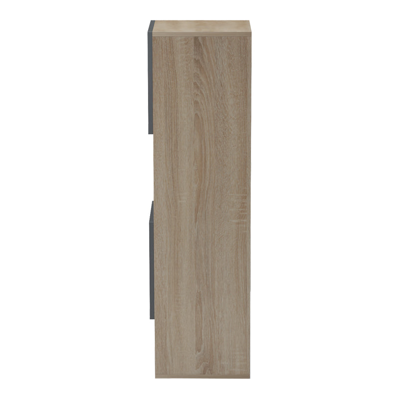 Тв шкаф defry sonoma-antracit 177.5x31.5x110см