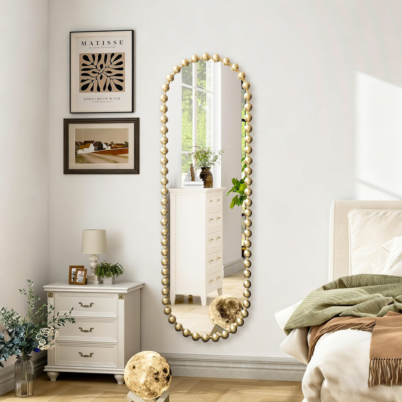 Огледало myrtus златист метал 40x2,5x160 см