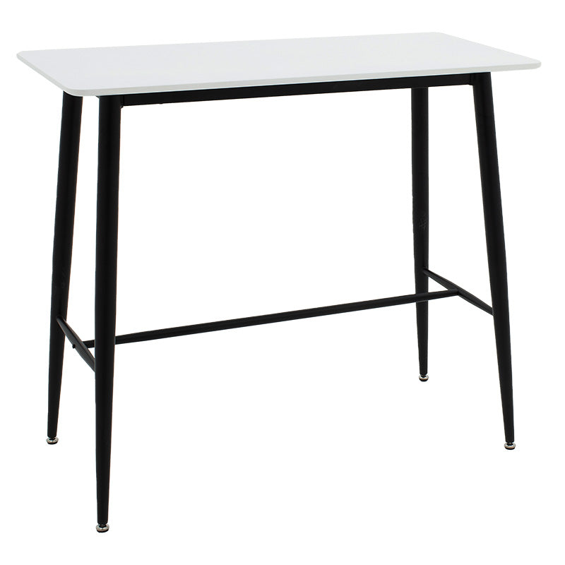 Бар маса HARRIET  mdf в бяло-черен цвят 120x60x105см