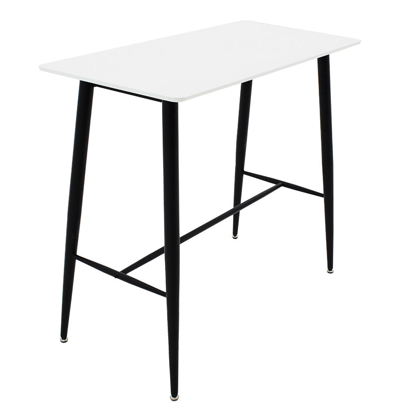 Бар маса HARRIET  mdf в бяло-черен цвят 120x60x105см