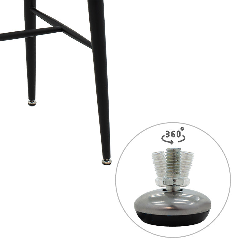 Бар маса Harriet mdf в бяло-черен цвят 120x60x105см