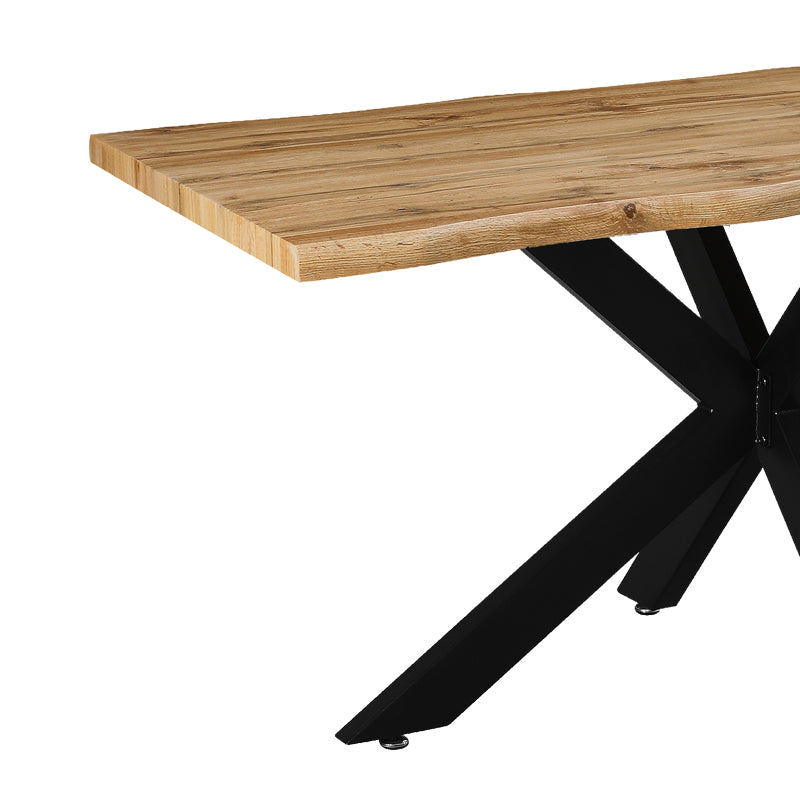 Маса GILMAN mdf в сонома-черен цвят 150x90x75cm