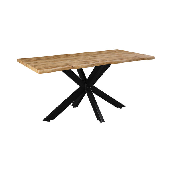 Маса GILMAN mdf в сонома-черен цвят 150x90x75cm