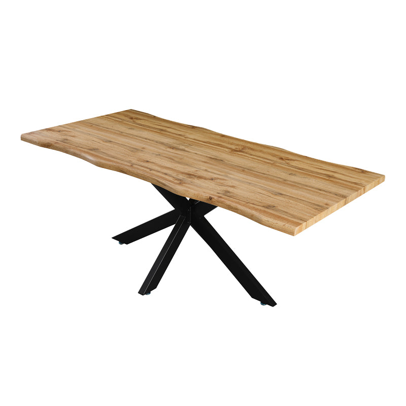 Маса трапезна GILMAN MDF в цвят сонома-черен 180x90x75см.