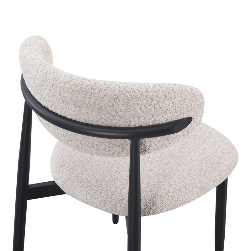 Стол Folegio кремав цвят с черни крака 50x57x79.5см