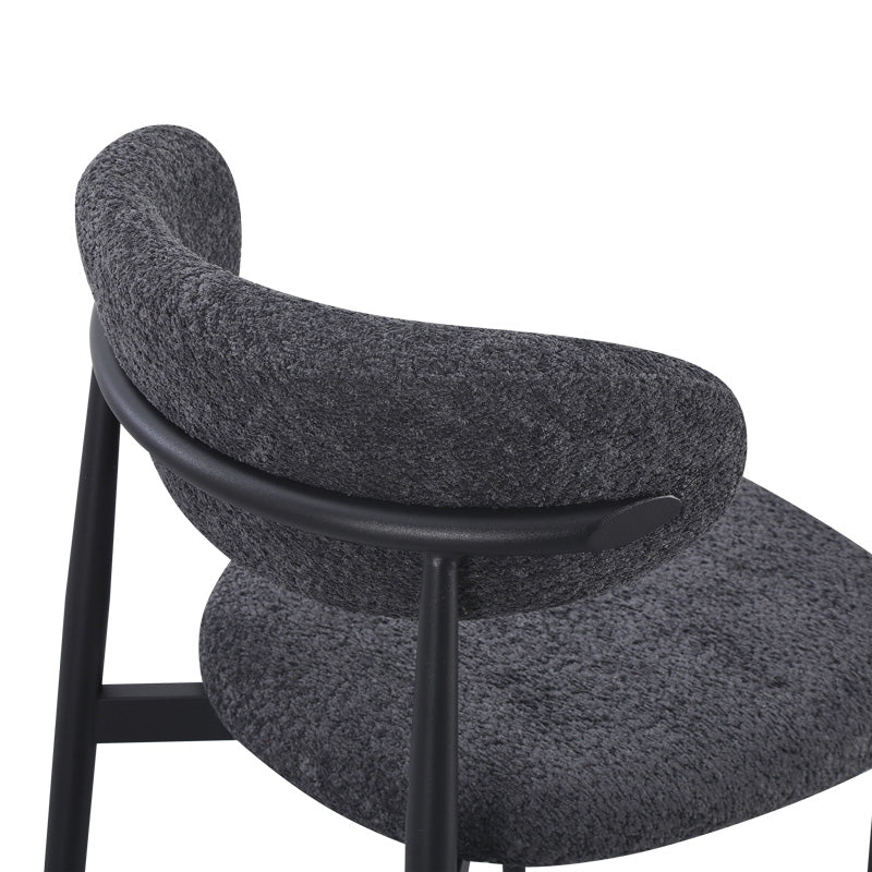 Стол FOLEGIO  цвят антрацит с черни крака 50x57x79.5см