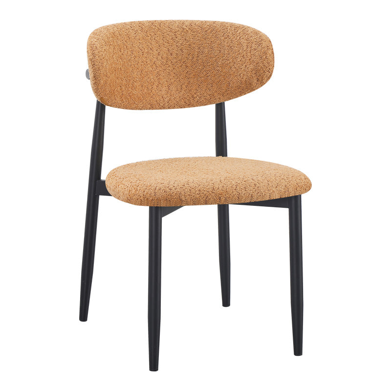 Стол FOLEGIO цвят камила с черни крака 50x57x79.5см