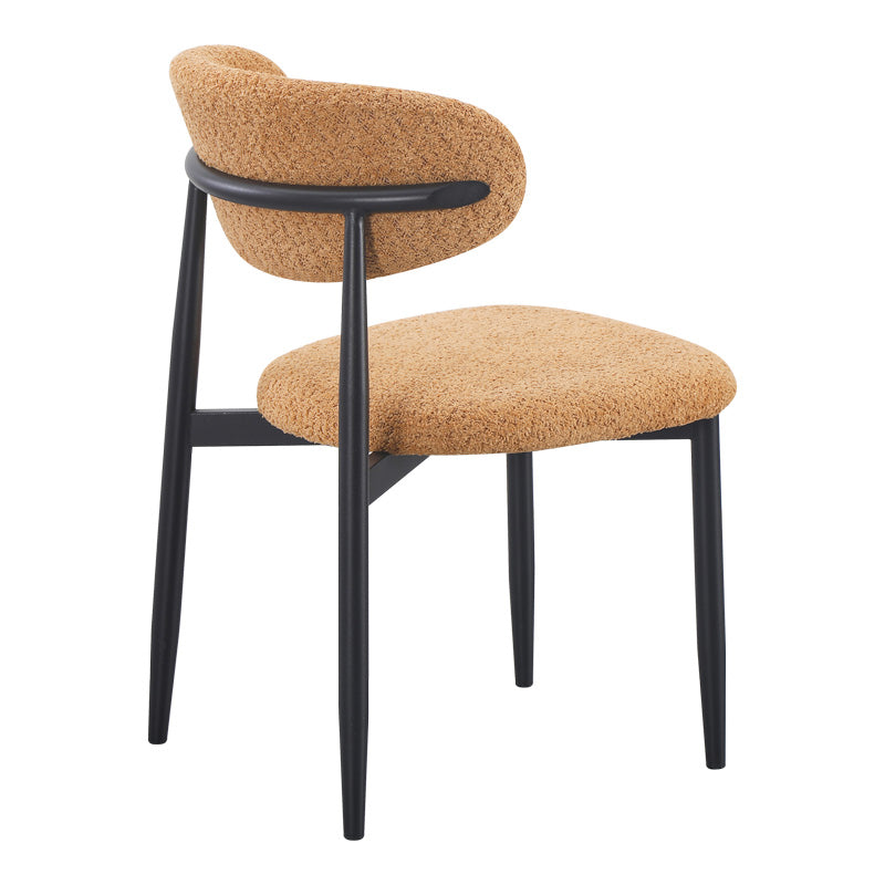 Стол FOLEGIO цвят камила с черни крака 50x57x79.5см