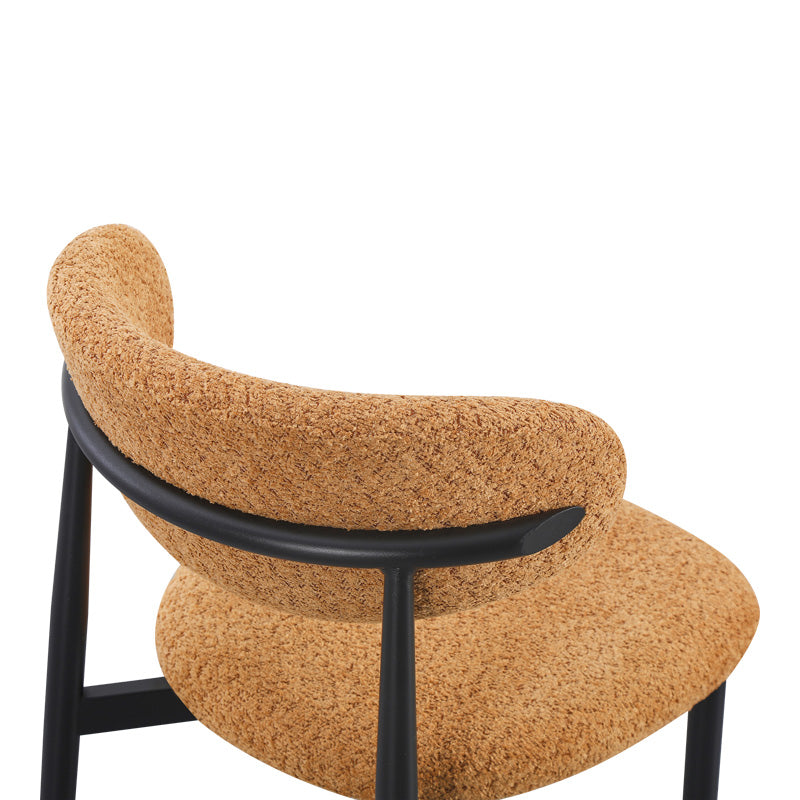 Стол FOLEGIO цвят камила с черни крака 50x57x79.5см