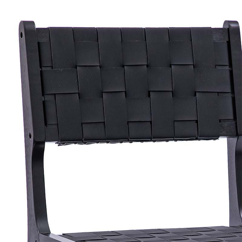 Стол RIDEY wood-pu черен