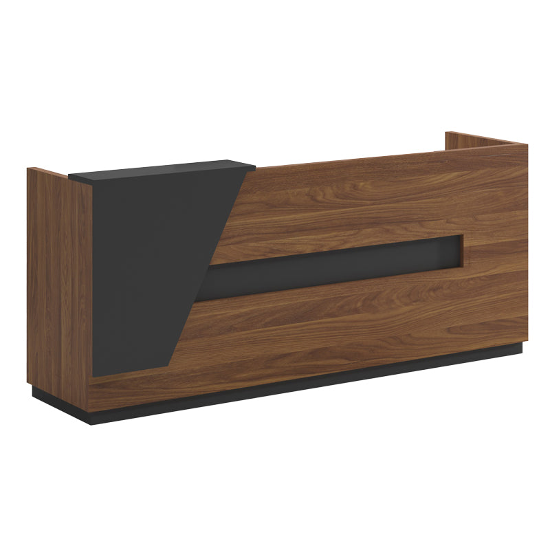 Професионална рецепция Oscar орех-антрацит 180x65x110см