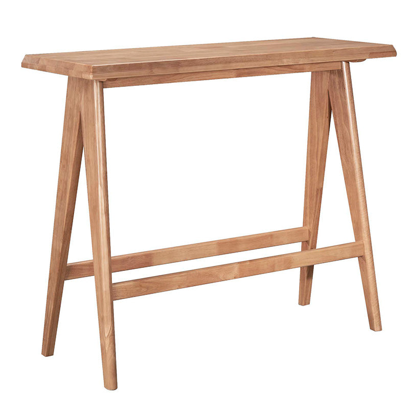Трапезен комплект Winslow Ι set 5 части каучуково дърво светъл орех 120x45x100cm