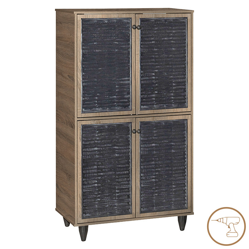 Шкаф за обувки Ronan орех 70.5x35x122см