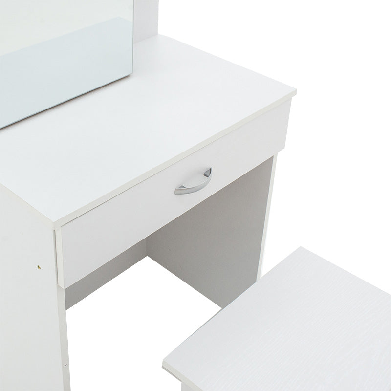 Тоалетка с огледало ZELIA в бял цвят 60x40.5x151см