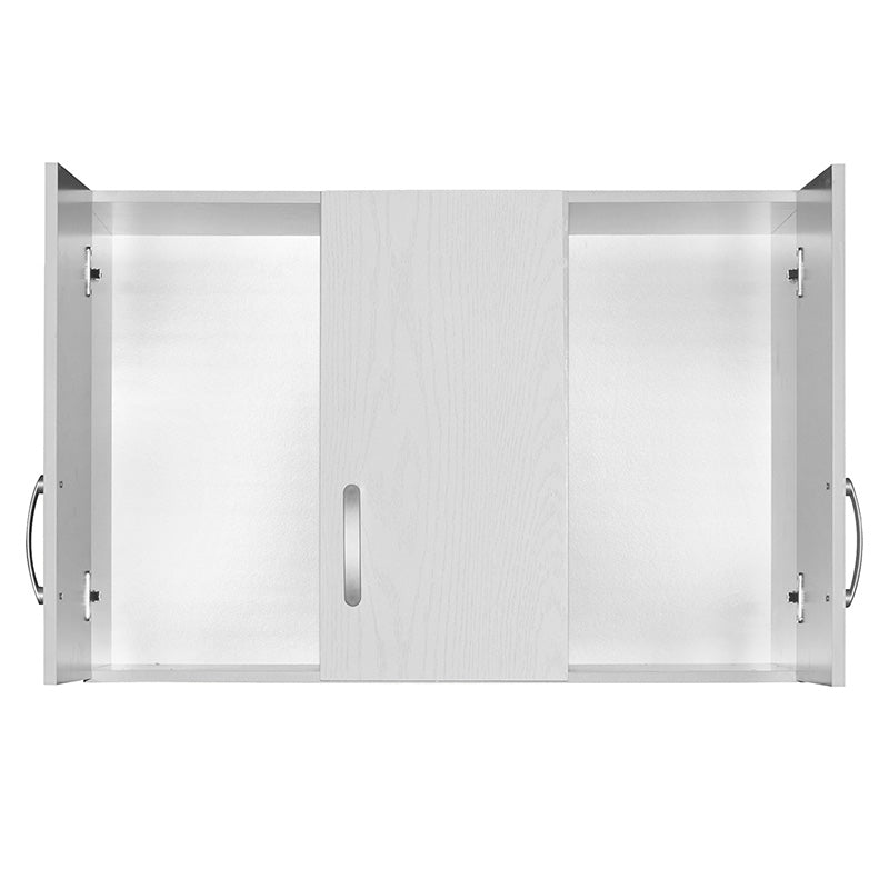 Надстройка за гардероб ZELIA 3 врати бял 90x42x60см