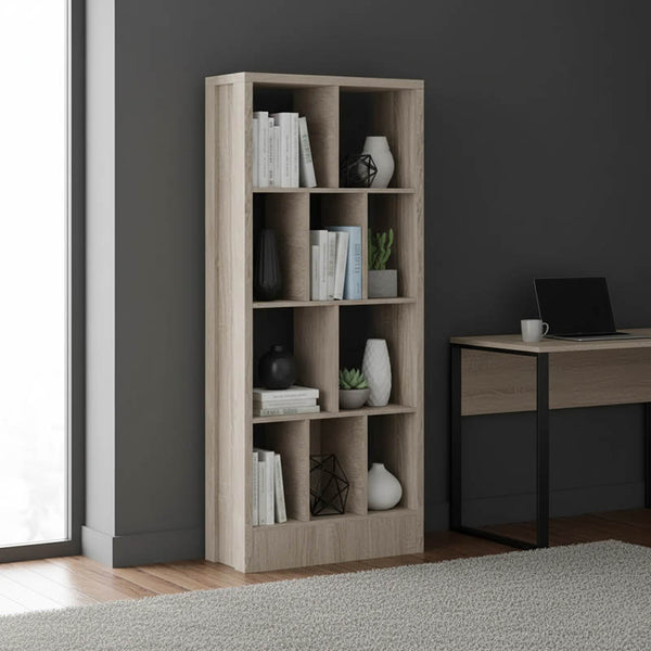 Библиотека Dividre дъб сонома меламин 80x30x181см