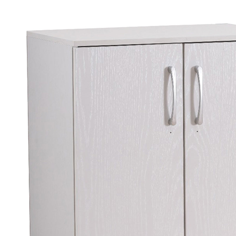 Шкаф за обувки Shordo бял дъб меламин 60x40.5x80см