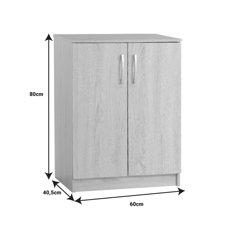 Шкаф за обувки Shordo венге меламин 60x40.5x80см