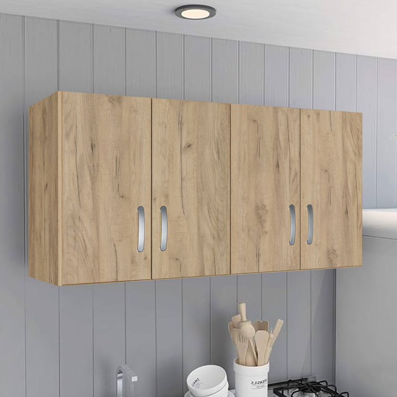 Шкаф zelia 4 врати цвят дъб 120x42x60см