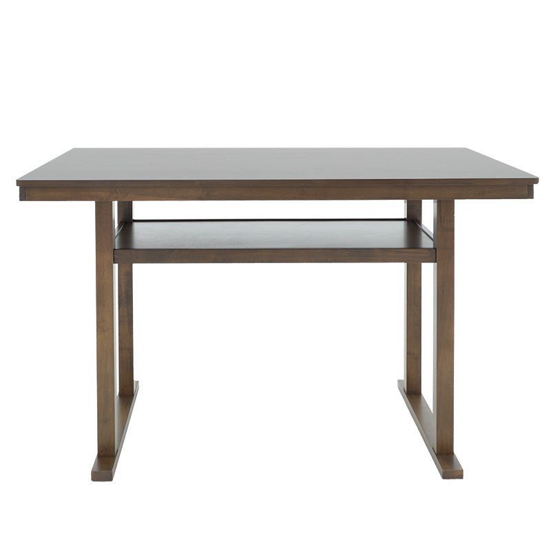 Бар маса Tenor естествено дърво каучуково дърво-MDF орех 150x90x91.5cm