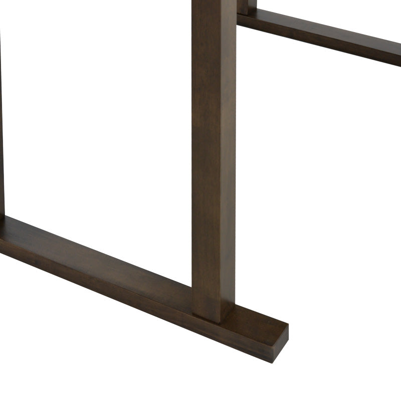 Бар маса Tenor естествено дърво каучуково дърво-MDF орех 150x90x91.5cm