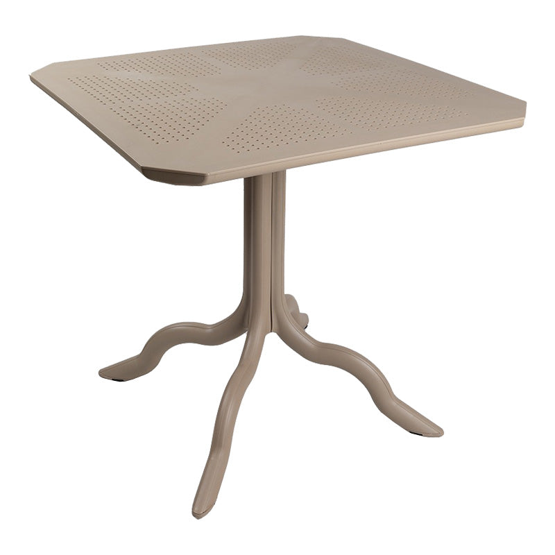 Градински комплект GROOVY-IGNITE  5бр PP в цвят капучино с маса  80x80x74.5см.