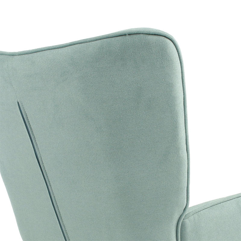 Фотьойл Fluffy плат ярко зелено-натурален 75x69x96см