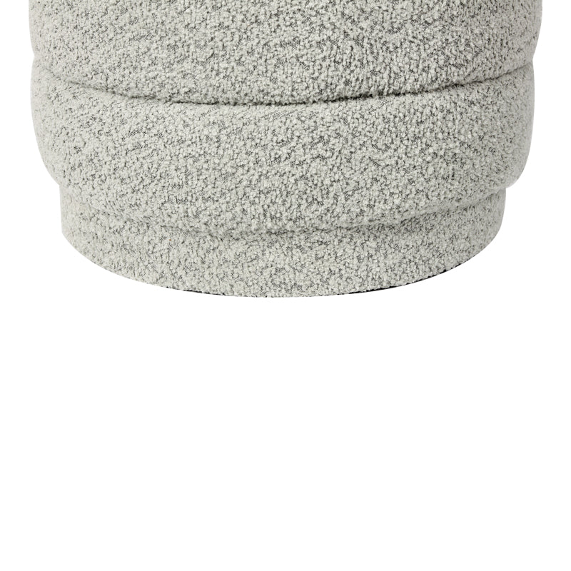 Табуретка BETTIA плюшен плат ментов d41x38.5см