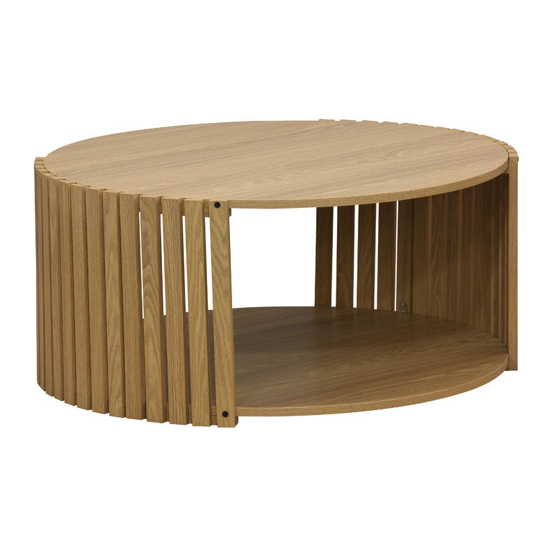 Холна маса HEAVENLY мдф естествен d83x38см