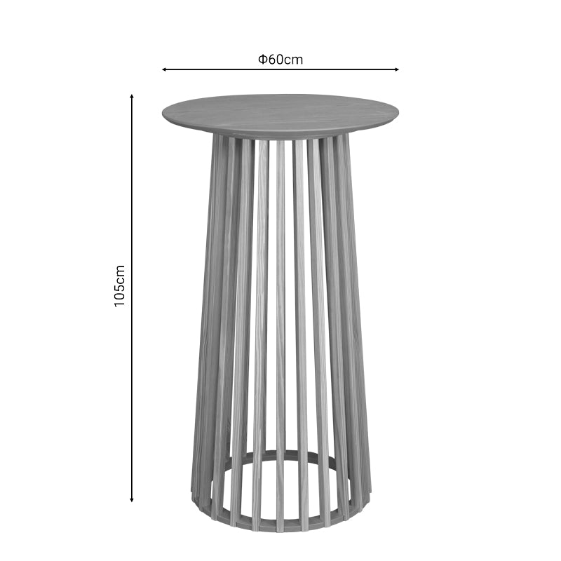 Бар маса DOMONIC мдф естествен D60x105см