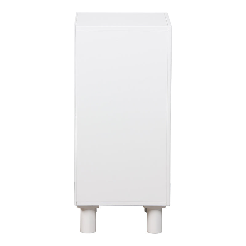 Нощно шкафче pафт EMERSI -MDF в бял цвят 40x32x70см