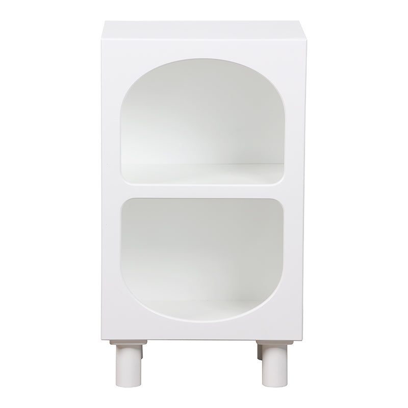 Нощно шкафче pафт EMERSI -MDF в бял цвят 40x32x70см