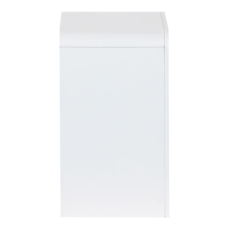 Нощно шкафче ZEPLEN MDF в бял цвят 40x30x53см