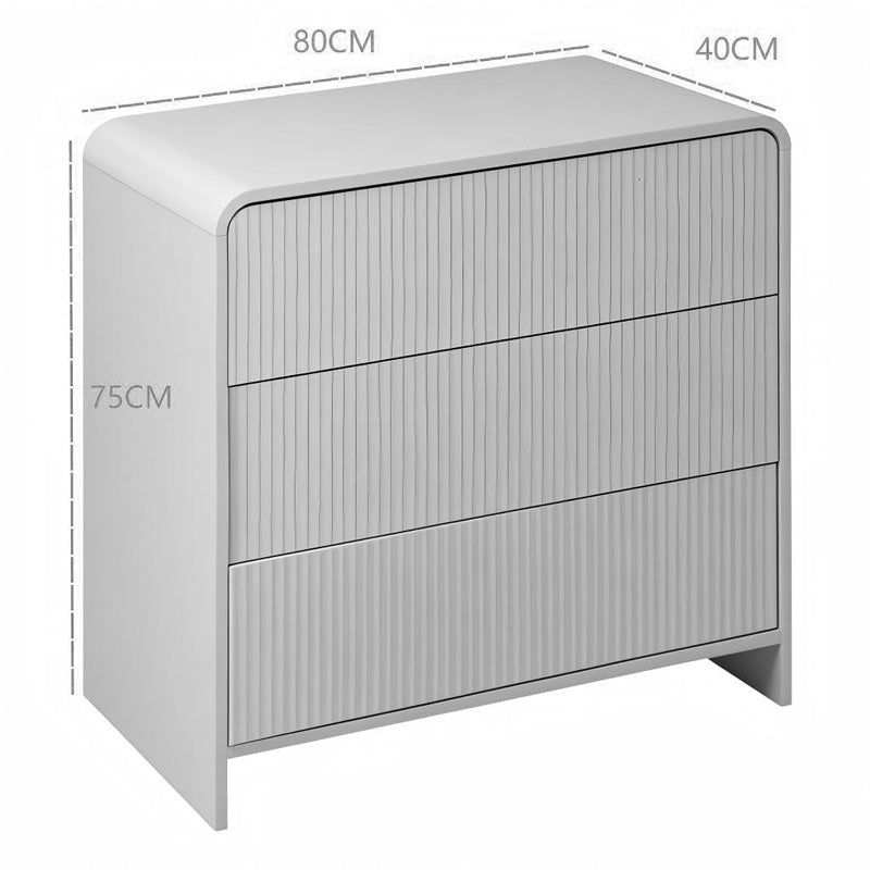 Скрин мдф ZEPLEN в бяло 80x40x75см
