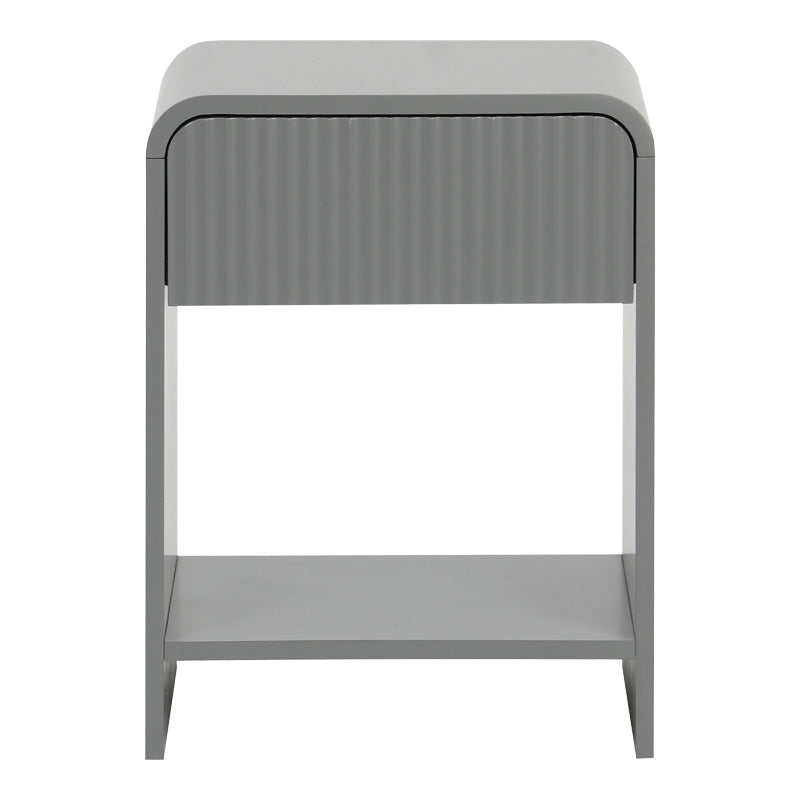 Нощно шкафче ZEPLEN mdf в сив цвят 40x40x53см