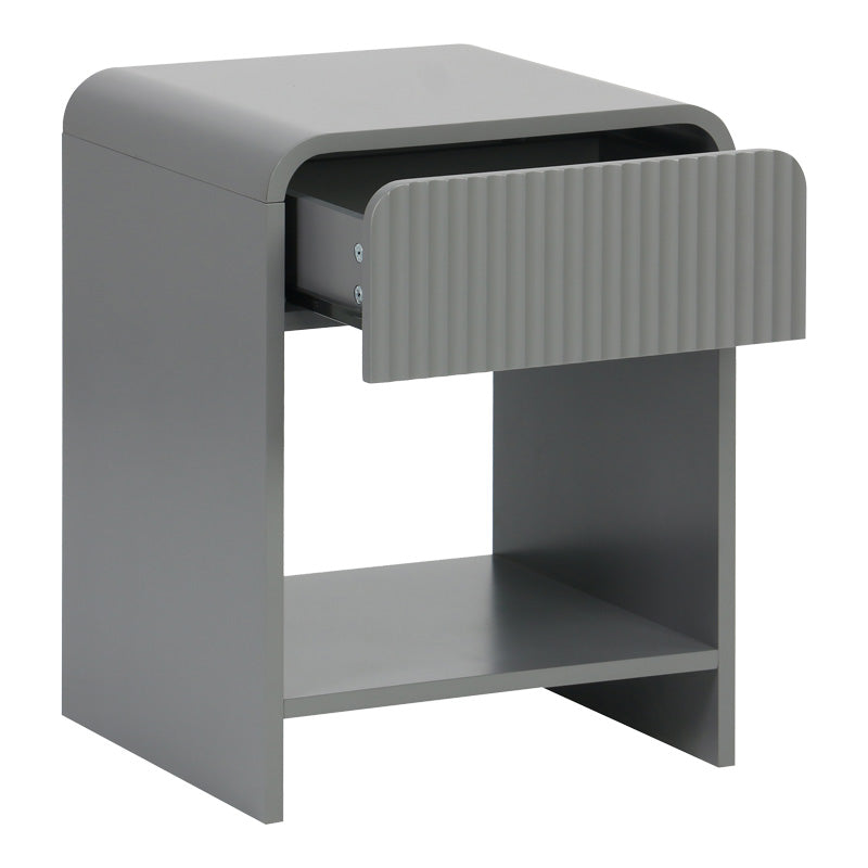 Нощно шкафче ZEPLEN mdf в сив цвят 40x40x53см