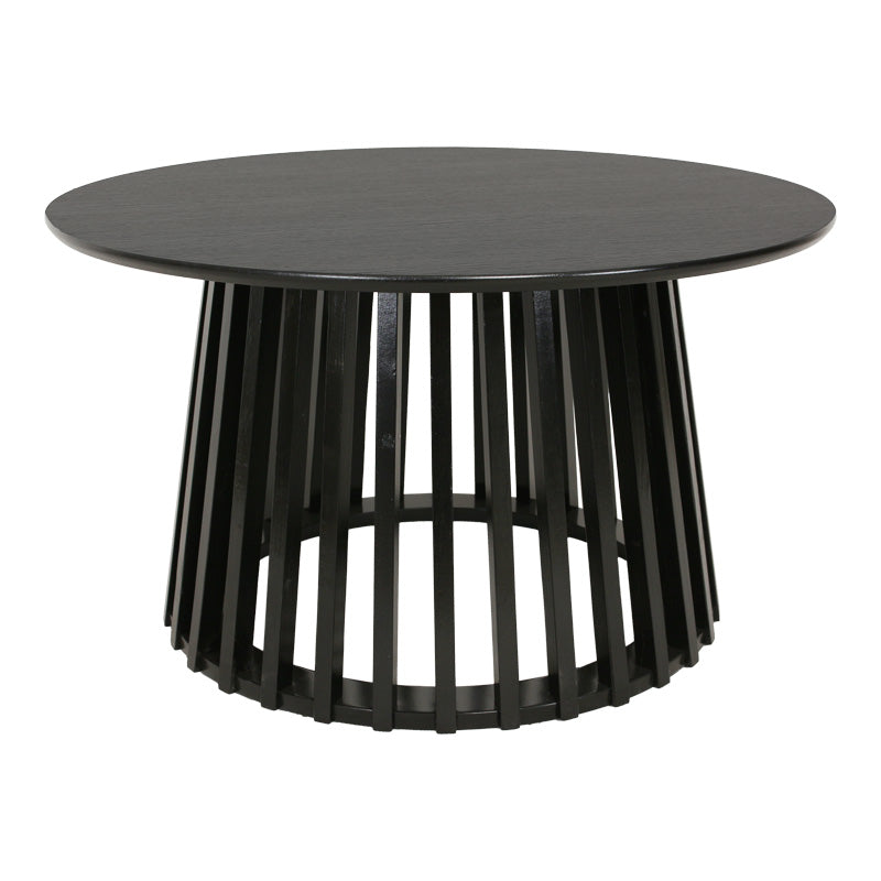 Холна маса DOMINIC  mdf в черен цвят d80x45см
