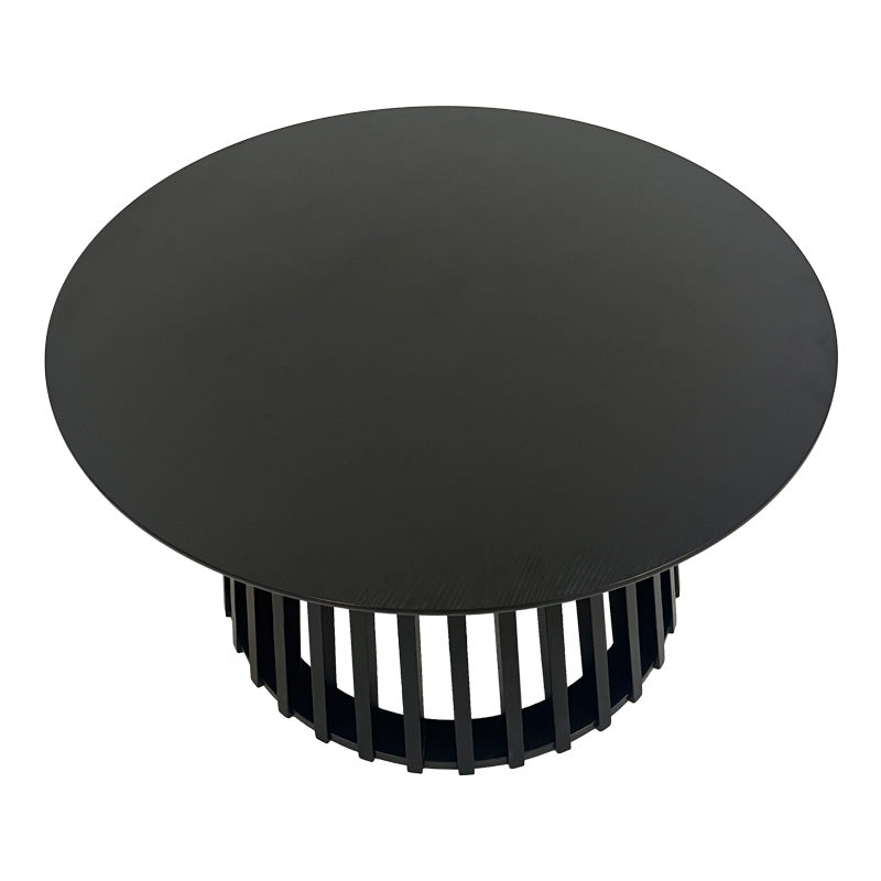 Холна маса DOMINIC  mdf в черен цвят d80x45см
