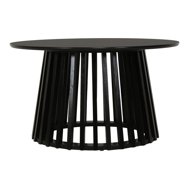 Холна маса DOMINIC  mdf в черен цвят d80x45см