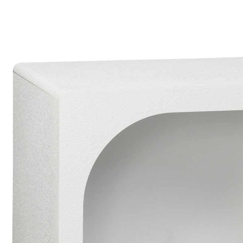 Бюфет EMERSI с рафтове от MDF в бял цвят 164x34x76см