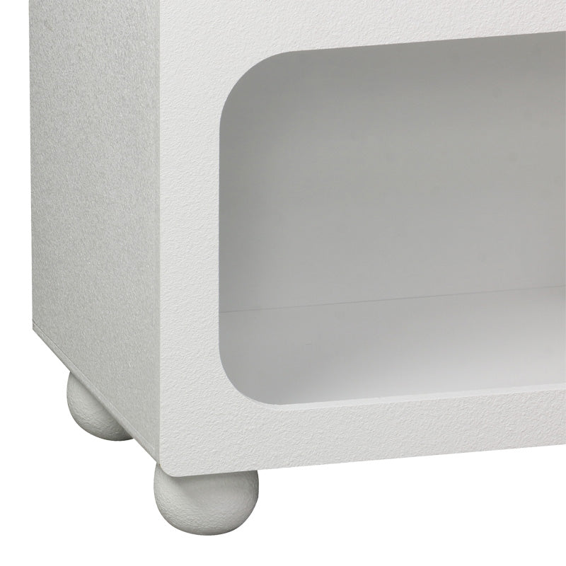 Бюфет EMERSI с рафтове от MDF в бял цвят 164x34x76см