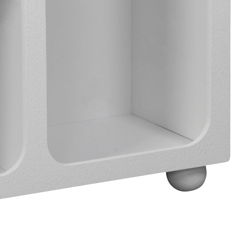 Бюфет EMERSI с рафтове от MDF в бял цвят 164x34x76см