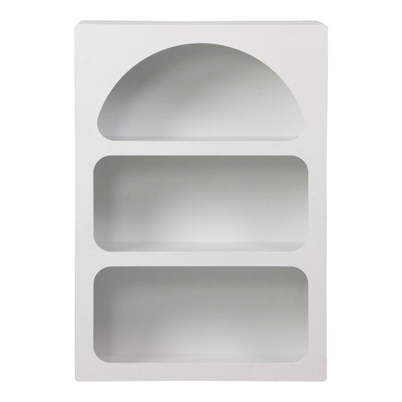 Библиотека EMERSI mdf в бял цвят 70x35x100см