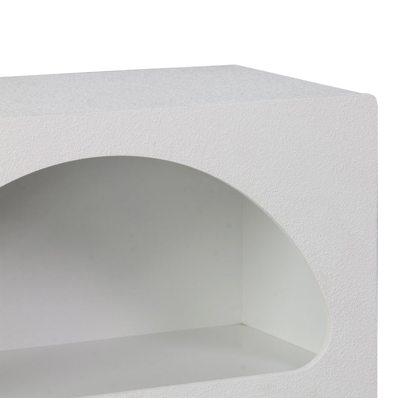 Библиотека EMERSI mdf в бял цвят 70x35x100см