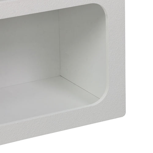 Библиотека EMERSI mdf в бял цвят 70x35x100см